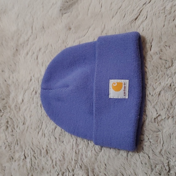 Carhartt Accessories - Carhartt youth blue violet beanie hat